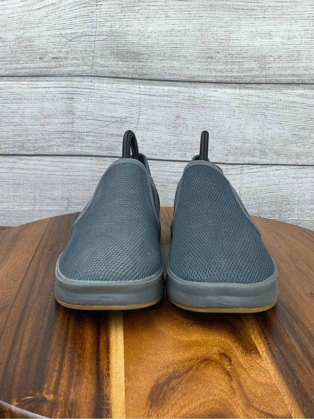 OluKai Ki'ihele Women's Slate Gray Slip On Sneaker Loafer Shoe Size 9 EU 39